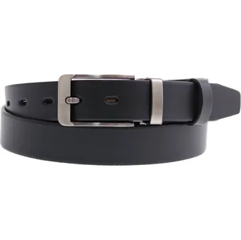 Opasek Pánský společenský kožený opasek Špongr 3016 černý Velikost = obvod pasu (cm): 125 cm