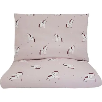 Povlečení EKO bavlněné povlečení s potiskem 2dílné 135x100 cm Unicorn