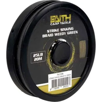 FAITH Strike sinking braid šedá 25lb/20m