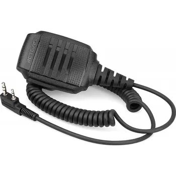 Mikrofon Retevis HK006, IP54 voděodolný externí mikrofon/reproduktor