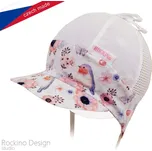 ROCKINO Dívčí, letní čepice, květy, ptáčci Varianta: 40cm