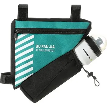 brašna na kolo Trojúhelníková rámová taška na kolo s příslušenstvím - Tmavě zelená A