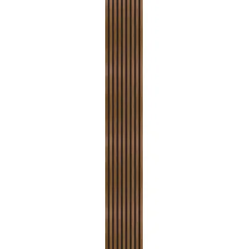 Obklad Windu Akustický obkladový panel, dekor Ořech čokoládový/černá deska 2600x400mm, 1,04m2