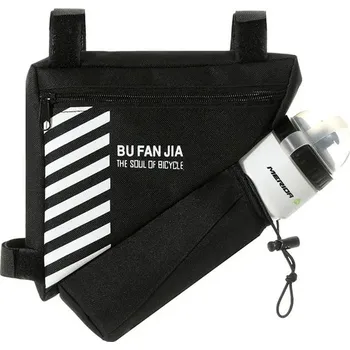 brašna na kolo Trojúhelníková rámová taška na kolo s příslušenstvím - Černý A