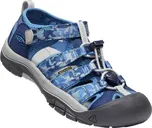 Keen Newport H2 Youth Camo/Bright Cobalt