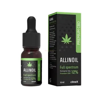 CBD ALLINOIL 12% FULL SPECTRUM PREMIUM CBD (Kosmetický výrobek prémiální kosmetický olej s kanabidiolem)
