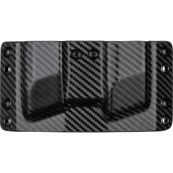 Příslušenství pro sportovní střelbu RH Holsters OWB - CZ Shadow 2 / Compact / CARRY - vnější kydexové pouzdro na 2 zásobníky - bez sweatguardu - carbon/černá Umístění pouzdra: Pravý bok (levák)