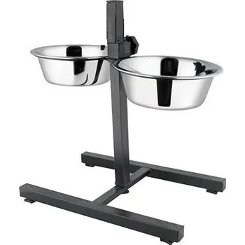 Miska pro psa Stojan na misky 2 x 2,7 litru (Stavitelný stojan na misky)