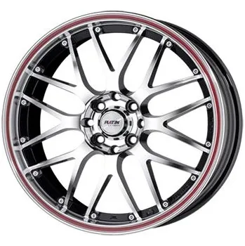 Alu kolo alu-kola PLATIN P61 R 8x18, 5x114.3 ET38, černý-leštěný