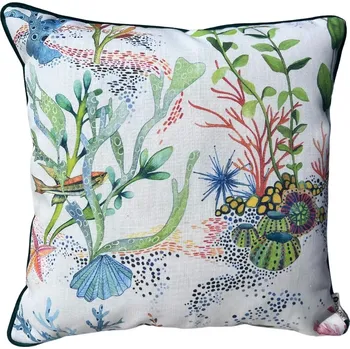 BOHOLOGY Bílý venkovní povlak na polštář Marine 45 x 45 cm