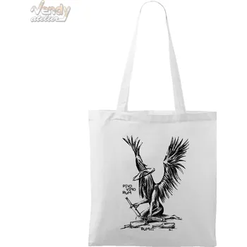 Plátěná taška - Anděl Barva: Bílá