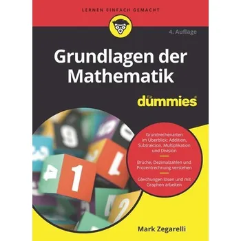 Přírodní věda Grundlagen der Mathematik für Dummies - Zegarelli, Mark [DE] (2024, Brožovaná, Wiley-VCH GmbH)