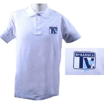 Pánské tričko Polokošile bílá RYBÁŘSKÁ TV, XXXL