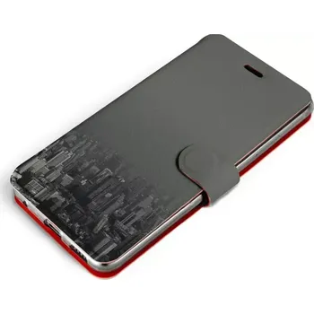 Pouzdro na mobilní telefon Flipové pouzdro Mobiwear na mobil Xiaomi Mi 11 Lite LTE / 5G - V063P Město v šedém hávu - VÝPRODEJ (Parádní flip obal, kryt, pouzdro Mobiwear na mobil Xiaomi Mi 11 Lite LTE (4G) / Xiaomi Mi 11 Lite 5G s motivem V063P Město v šedém hávu)