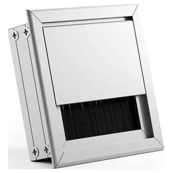 kabelová chránička Interex design Kabelová průchodka MONET 80 x 80 mm / Hliník