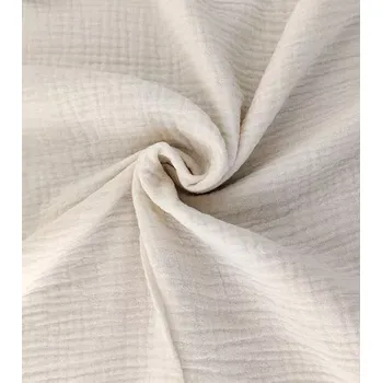 Látka metráž mušelín plenkovina vanilková | RTex