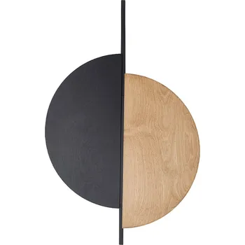 Nástěnné svítidlo Nowodvorski Lighting Sunset Natural B nástěnné svítidlo 2x12 W černá-dřevo 10577