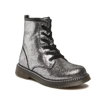 Dětská treková obuv Turistická obuv Nelli Blu CS102607-14 Stříbrná 33