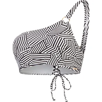 Dámské plavky Dámský Vrchní díl plavek SPEEDO SPDSCU ASYMTRC PRNT BKNITP AF 8-00402416800 – Černá 42/18