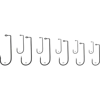 Mistrall jigové háčky Shiro bez nálitku, 2/0, 10ks/bal