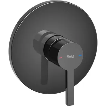 Vodovodní baterie Roca Naia Black sprchová baterie pod omítku černá A5A2B96CN0