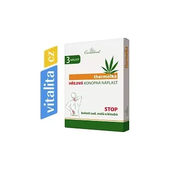 Náplast Hřejivá konopná náplast Thermolka - pohybové ústrojí (1 kus – 10 x 14 cm)