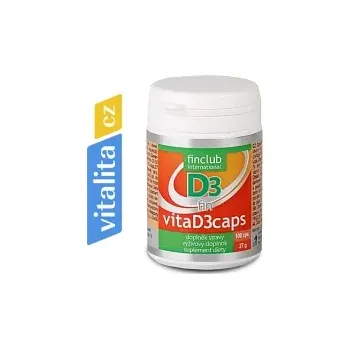 fin VitaD3caps, 100 kapslí (vitamín D3 v olejové formě, ještě lépe vstřebatelný)