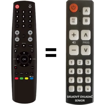 Strong SRT 32HB3003, SRT32HB3003 náhradní dálkový ovladač pro seniory