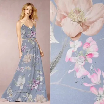 Funkční úplet Venezia v šedé barvě s digitálním potiskem květin Z016