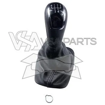 Hlavice řadicí páky DPA Rukojeť řadící páky chrom/koženka