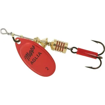 Umělá nástraha Rotační třpytka MEPPS Aglia Platium červená 2
