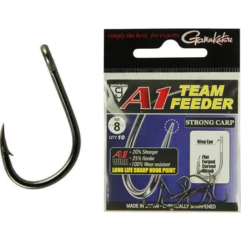 Rybářský háček GAMAKATSU - Háčky A1 Team Feeder Strong Carp vel.8 10ks