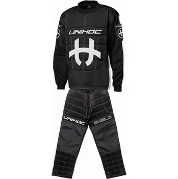 Florbalový dres Unihoc Brankářský SET Shield JR black vel. 150