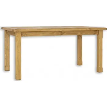Jídelní stůl Dřevěný jídelní stůl 80x140cm MES 02 B - K17 bílý vosk