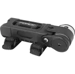 Zámek FORCE FOLD skládací 80 cm 6 článků s držákem černý