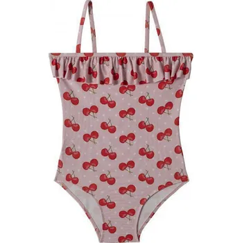 Kojenecké plavky Slipstop Jednodílné dívčí plavky Cherry Vel. 4-5 let