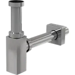 Alcadrain A401 SIFON UMYVADLOVÝ DN32 DESIGN CELOKOVOVÝ, HRANATÝ