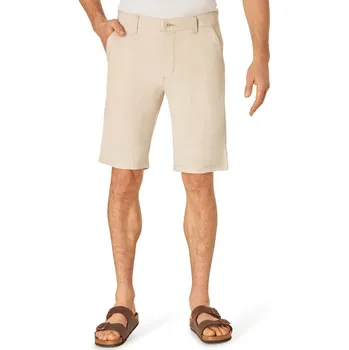 Pánské kraťasy PIONEER® LUCA PÁNSKÉ BERMUDY LNĚNÉ - BÉŽOVÉ 54