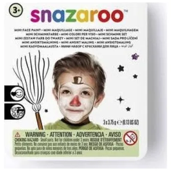 Speciální výtvarná barva Snazaroo Mini sada barev na obličej - sněhulák - neuveden