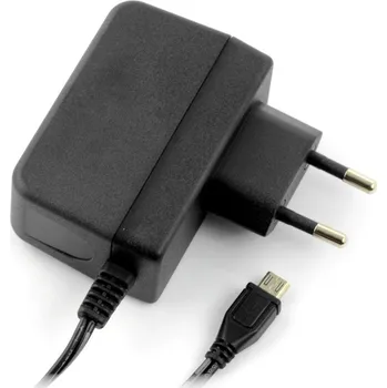 MicroUSB 5.1V / 2.5A napájecí zdroj pro Raspberry Pi 3B + / 3A + / 3B / 2B / Zero original T6716DV - černý