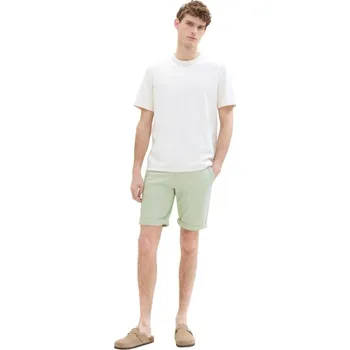 Pánské kraťasy TOM TAILOR® PÁNSKÉ CHINO SLIM BERMUDY- SV. ZELENÉ 31