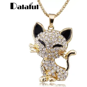Náhrdelník Náhrdelník se zlatou kočkou