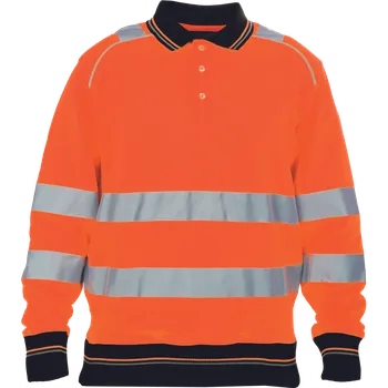 pracovní mikina KNOXFIELD HV polo mikina oranžová XS