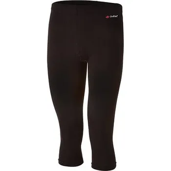 Chlapecké plavky Juniorské 3/4 UV legíny Little Angel Outlast® tenké - černé velikost 140