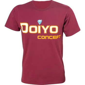 Pánské tričko Doiyo tričko Logo bordó M