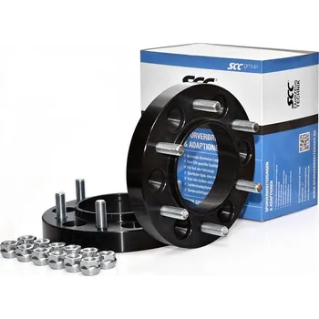Tuning Rozšiřovací podložky SCC 30mm 6/139,7 - 106,1 mm 14457BW elox černé