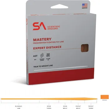 Muškařská šňůra Scientific Anglers Mastery Expert Distance WF-5-F COMP