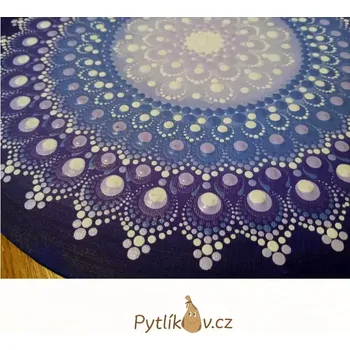 Obraz Obrázek tečkovaná mandala 30 cm (Obrázek do interiéru s motivy mandal, závěsná dekorace.)