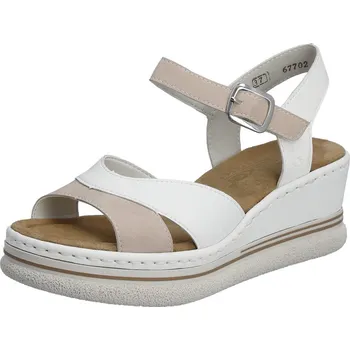 Dámské sandále Dámské sandále 67702-80 Rieker multicolor Barva: weiss kombi, Velikost: 39