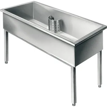 Nerezový dřez SIRIUS SIRX752 - dílenský dřez 150 cm 2000100357
